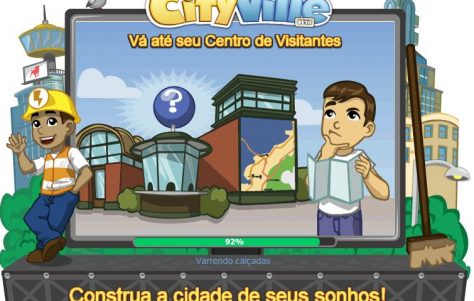 Novas telas de início do CityVille 1