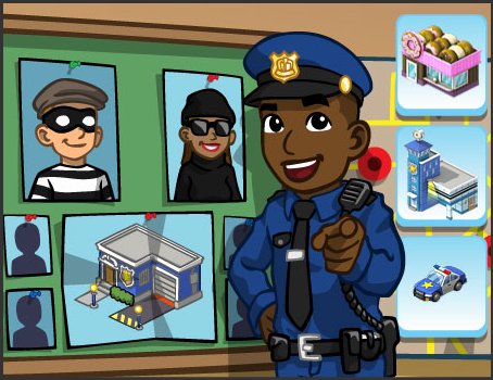 Policiais e bandidos no CityVille - Todos os novos Níveis 1