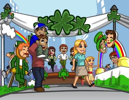 Novos itens Cityville San Patricio 1