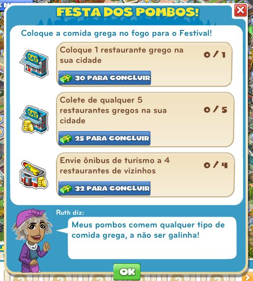 Nova Missão: Festa dos Pombos! 2