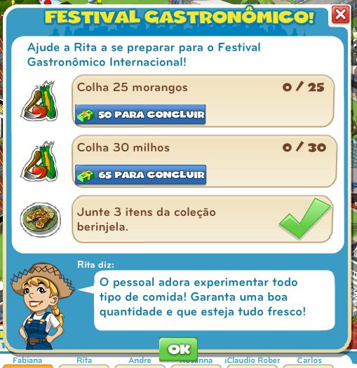 Nova Missão: Festival Gastronômico! 2