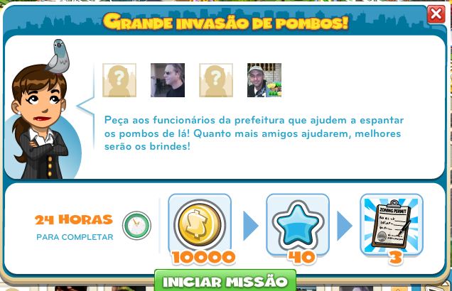 Nova Missão: Grande Invasão de pombos! 2