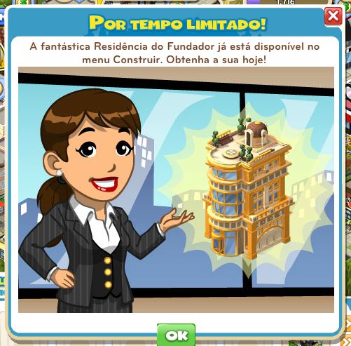 Novos Itens: Residência do Fundador por tempo limitado!