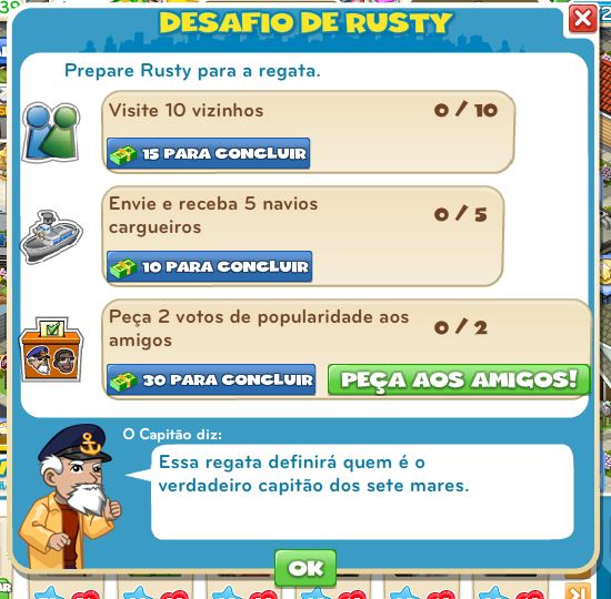 Nova Missão: Veja aqui as novas metas do desafio do Rusty 1