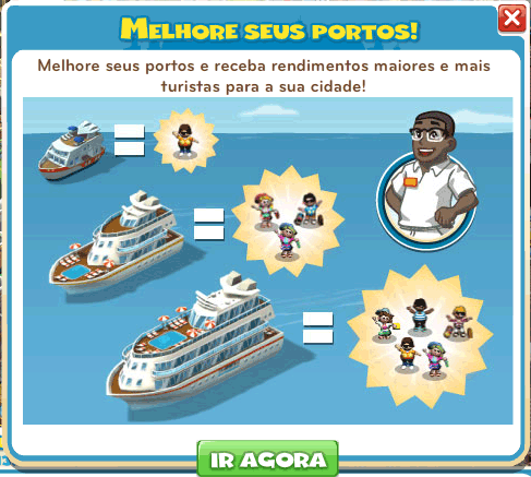 melhore seus portos dicas cityville - Guia tutorial do CityVille: Como melhorar do porto municipal e o cruzeiro