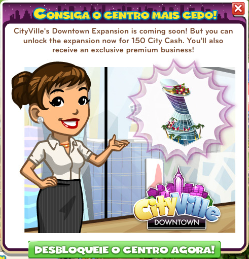 centro da cidade dicas cityville - Novidades: O Centro da Cidade estará disponível grátis em breve!