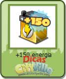 Materiais: Links para enviar energia +150, +100, +30, +12, +7 e +5!