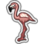 Flamingo - Materiais: Link para pedir todas as aves para construir a árvore da vida!