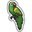 Papagaio - Materiais: Link para pedir todas as aves para construir a árvore da vida!