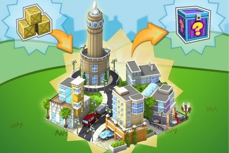 Materiais para a Montanha com vista Panorâmica do CityVille