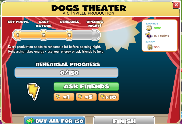 Guia tutorial dos Shows da Broadway do CityVille ! 3