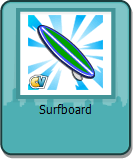 Materiais: Peça Surfboard para todos os seu vizinhos do CityVille!