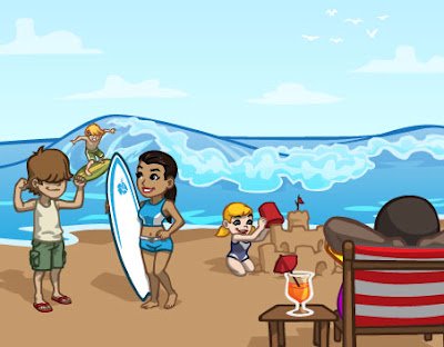 Materiais para a agência de viagens no CityVille