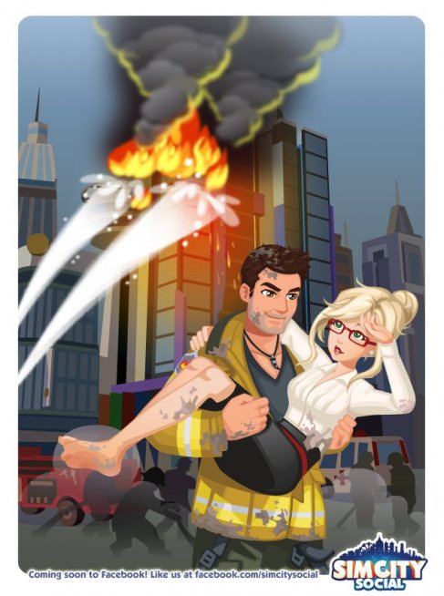 bombeiro simcity social