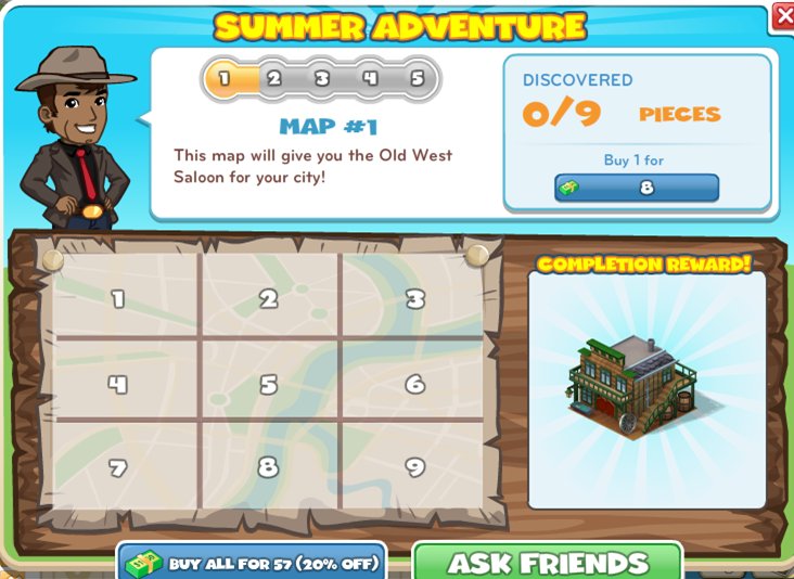 Guia Tutorial: Aventura de Verão no CityVille 5