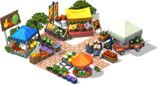 farm farmers market SW - Materiais para melhorar o Mercado dos Fazendeiros no CityVille