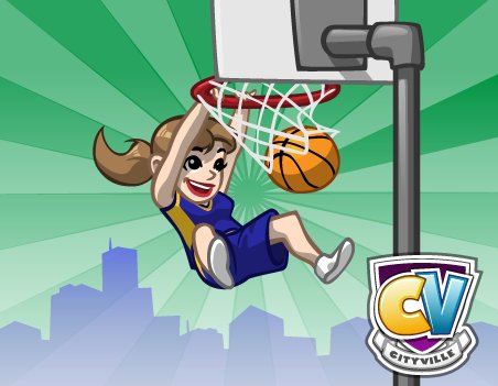 Materiais para a competição de Basquete dos Jogos Olímpicos do CityVille