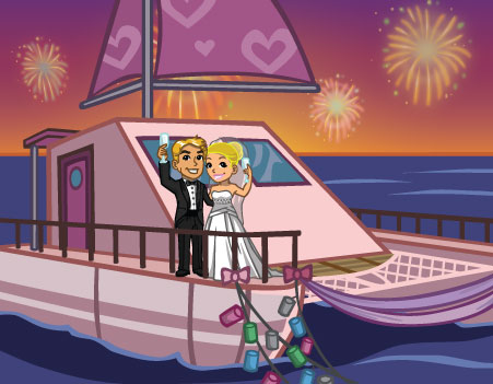 Materiais CityVille: Cruzeiro de lua de mel !
