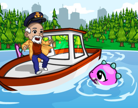 Materiais do novo Nessi Junior no lago do CityVille ! 3