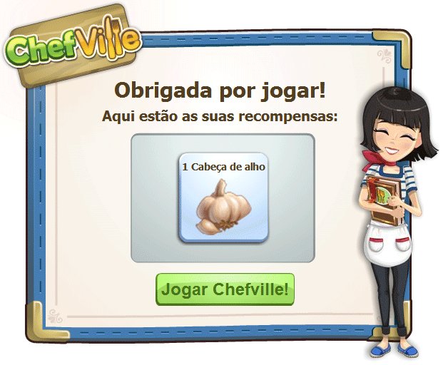 Ganhe uma Cabeça de alho grátis no ChefVille - 16 de Setembro 2