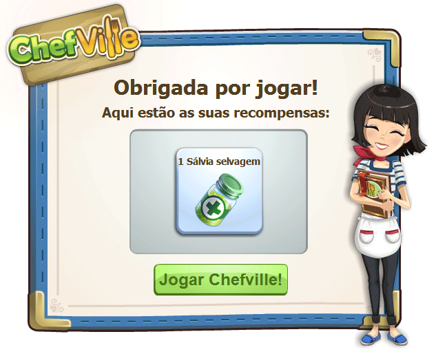 Ganhe uma Sálvia selvagem no ChefVille - 26 de Setembro 1