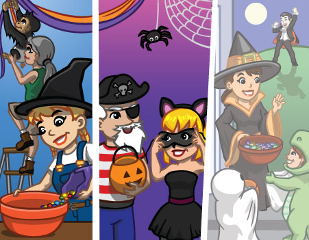 Material CityVille: Feliz Halloween ato 2 parte 1 e 2