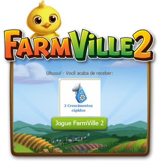 FarmVille 2: Ganhe 3 Crescimento Rápidos hoje dia 18 de Outubro 1
