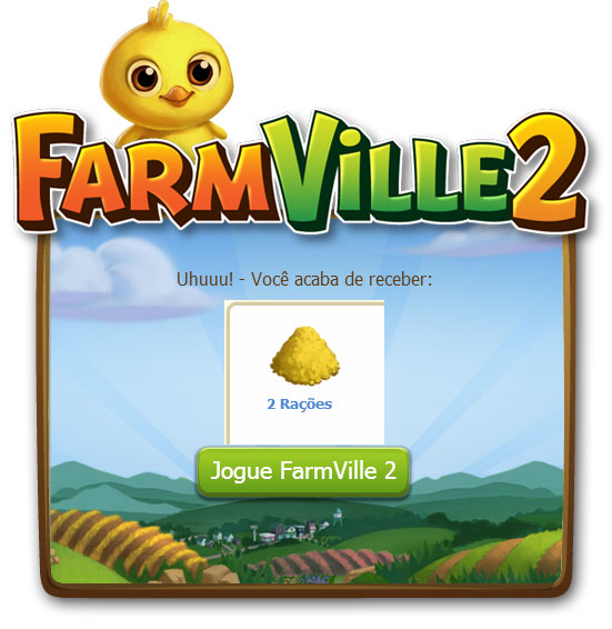 FarmVille 2: Ganhe 2 Rações grátis hoje dia 15 de Outubro 2