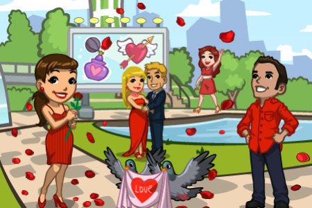 Materiais CityVille: O evento do dia dos Namorados