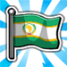 Viral internationalQ12013 AfricanUnionFlag 75 - Material CityVille: Peça 18 bandeiras União Africana