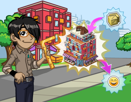 announce LoverApartmentHybrids - Materiais CityVille: Os Lofts de amor