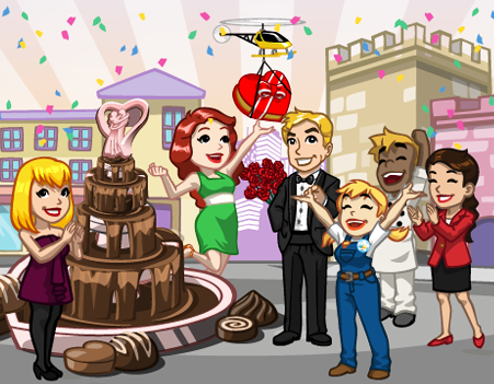announce chocolateFountain - Material CityVille: Peça 20 Carta de Amor