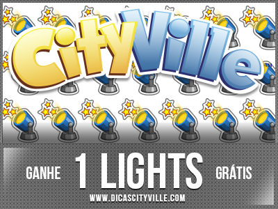 CityVille: Ganhe 1 lights grátis para iluminar sua cidade 12-07-13