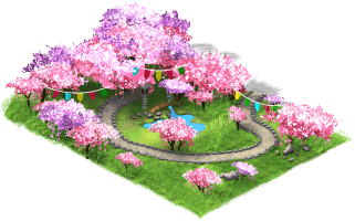 mun cherry blossom park lv6 SE - Materiais CityVille: O Parque cerejeira