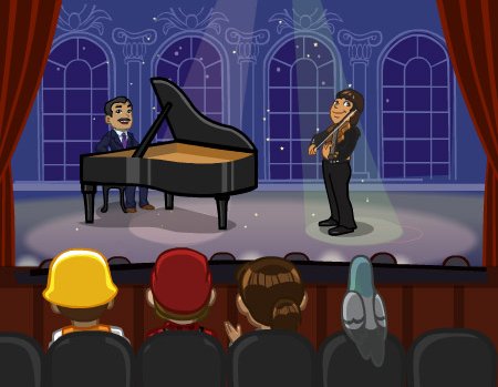 Materais CityVille: Grande Sala de Concertos 1