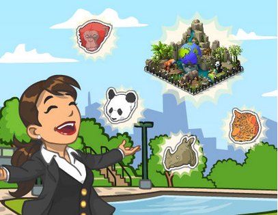 Materiais CityVille: Centro de espécies ameaçadas de extinção 1