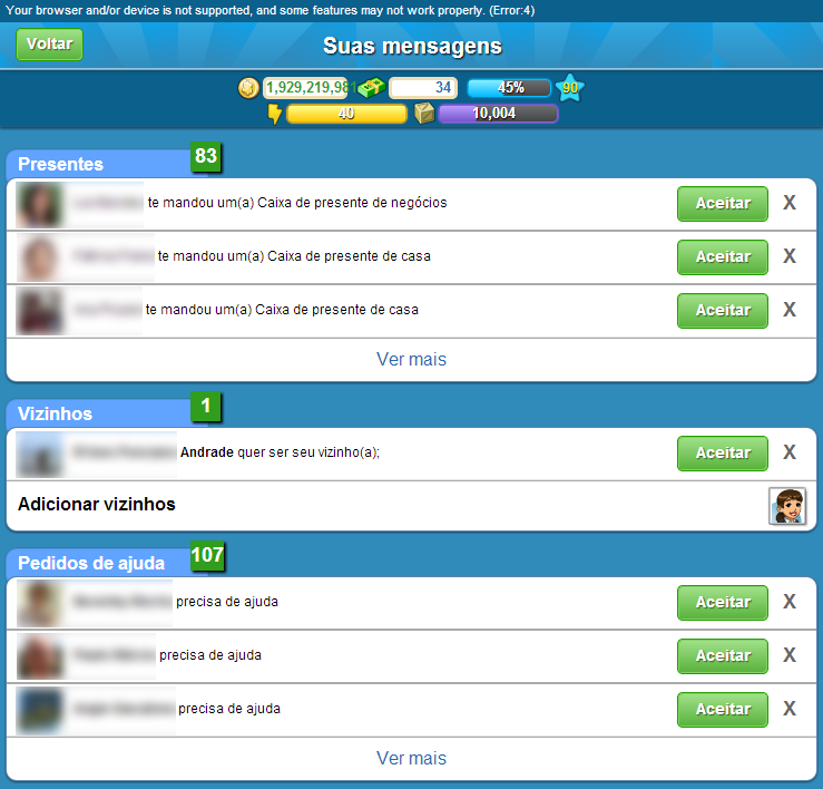 Dica Cityville: Veja como acessar a caixa de entrada para aceitar pedidos de ajuda 5