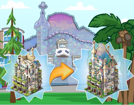 Materiais CityVille: Construir o Bloco Barcelona 3