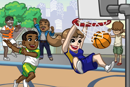 CityVille: Missões da Saga de Basquete: A quadra de rua