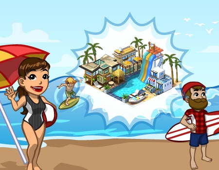 cityville Resort de Praia - CityVille - Materiais do Resort de Praia