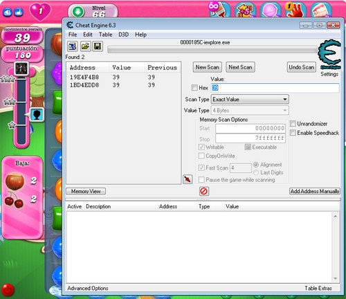 Cheat Engine Candy Crush 2