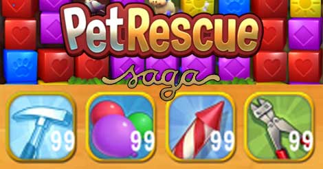 Pet Rescue Saga: Como conseguir Boosters e vidas Infinitas