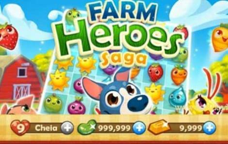 Farm Heroes Saga: Feijões Mágicos, Barras de Ouro Infinitas e todos os boosters